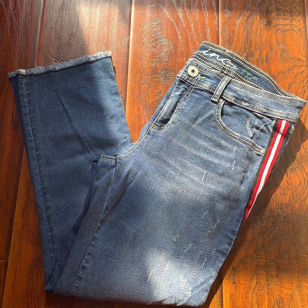 Inc skinny leg regular cropped pants in 6p